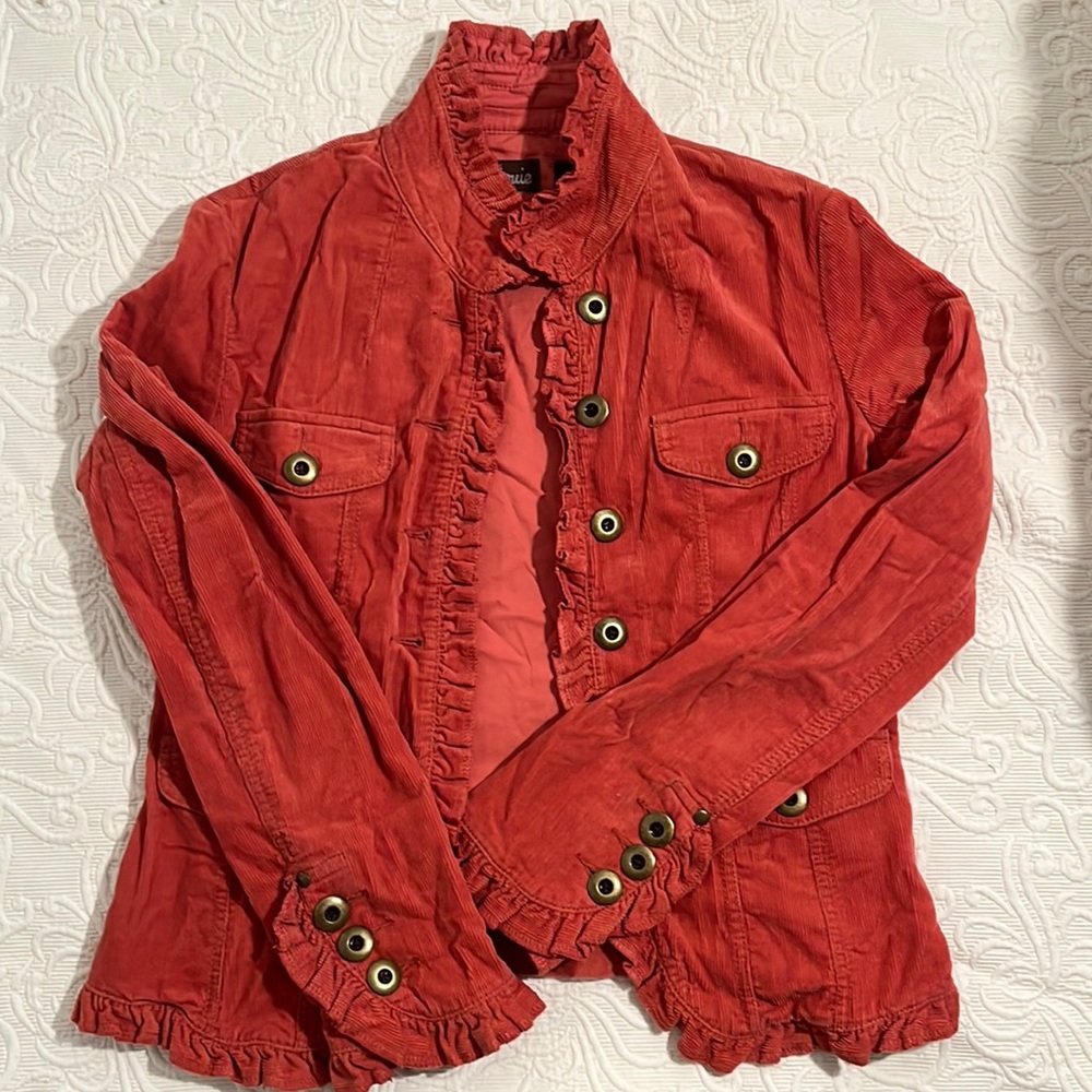 Anthropologie Louis Retro Corduroy Jacket
